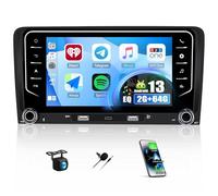 OiLiehu 2G+64G Android 13 Carplay Android Auto Autoradio 2 Din per Audi A3 S3 RS3 8P 8V 2003-2012 Autoradio con Schermo 7 pollici con EQ/Bluetooth/SWC/FM/RDS/Mirror Link/WiFi/GPS/Telecamera Posteriore