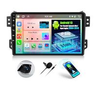 OiLiehu 4+64G 8 Core Android 13 CarPlay Android Auto Stereo 2 Din per Suzuki Splash Ritz/Opel Agila 2004-2014 Autoradio con Schermo 9 pollici con Bluetooth GPS FM RDS WiFi SWC DSP/EQ
