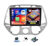 OiLiehu 4+64G Android 13 Autoradio 2 Din Carplay Android Auto per Hyundai i20 2008-2012 Autoradio con Schermo 9 pollici Supporto Mirror Link Bluetooth FM RDS GPS WiFi SWC EQ Telecamera Posteriore