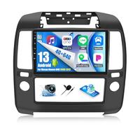 OiLiehu 4+64G Android 13 Autoradio per Nissan Navara D40 2006-2012 Carplay Android Auto Autoradio con Schermo 9 pollici con Bluetooth FM RDS GPS WiFi SWC EQ Telecamera Posteriore