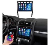 OiLiehu 4G+64G 8core Qualcomm Snapdragon Android 15 per Porsche Cayenne 9pa 2003-2010 CarPlay Android Auto Autoradio con Schermo 9" Bluetooth GPS FM/RDS WiFi SWC DSP/EQ Telecamera Posteriore