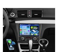 OiLiehu 6+128G 8 Core Android 13 CarPlay Android Auto Autoradio per BMW Serie 1 E81 E82 E87 E88 2008-2012 Autoradio con Schermo 9 pollici Bluetooth GPS FM RDS WiFi SWC DSP/EQ Telecamera Posteriore