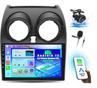 OiLiehu 6+128G 8 Core Android 13 Doppio Din Carplay Android Auto Autoradio per Nissan Qashqai J10 2006-2013 Autoradio con Schermo 9 pollici con Bluetooth GPS FM RDS WiFi SWC DSP/EQ