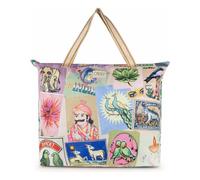 Oilily Flaming Symbols Borsa shopper 73 cm bianco