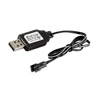 Oilmal Cavo di ricarica, cavo di ricarica USB caricabatterie Ni-Cd Ni-MH batterie Pack SM-2P adattatore spina 4.8V 250mA uscita per giocattoli auto