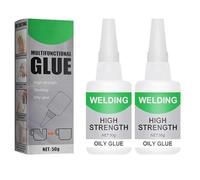 Oily Welding High Strength Mighty Universal Glue, Strong Waterproof Adhesive, for Resin Ceramic Metal Glass (2pcs)
