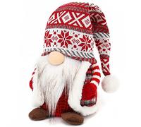 OIMIMY Gnome Decorazioni natalizie Ornamenti Babbo Natale svedese nordico Tomte Elfo farcito nano Ringraziamento San Valentino compleanno Natale gnomi peluche decorazione per la casa vassoio a più
