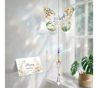 OINETRK Acchiappasole in acrilico a forma di farfalla, regalo per 60° compleanno da donna, decorazione perfetta per mamma, sorella, moglie e amici, idee uniche per il compleanno del 1954