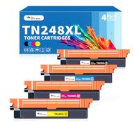 OINKWERE TN248XL TN-248 Toner Compatibili per Brother TN-248XL TN-248VAL TN248BK TN248CMYK per Brother MFC-L3740CDW MFC-L3740CDWE MFC-L3760CDW DCP-L3560CDW HL-L3220CW DCP-L3520CDW HL-L3240CDW (4-Pack)