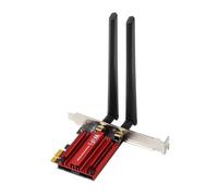 Oiqippnbv 1800Mbps Wifi 6 MT7921 PCI Express Adattatore Wireless Bluetooth 5.2 Dual Band 802.11AX/AC Scheda di rete Wi-Fi 10 11 Facile da installare Facile da usare