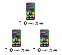 Oiqippnbv 3X I9 Voice Changer Kit Completo Effetto Audio Multiplo Bluetooth Schede Audio Live Ultra-Sottile Scheda Audio Dal Strumento Microfono