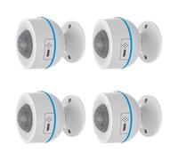 Oiqippnbv 4PCS Rilevatore di Movimento PIR Z-Wave 700 con Sensore di Temperatura, Umidità e Luce, per Domotica, Compatibile con Smartthing e Vera B