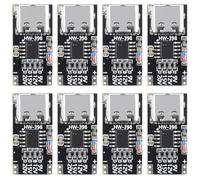 Oiqippnbv 8pcs USB-C PD Tipo C Trigger Board PD/QC Decoy Modulo di ricarica rapida Supporto DC 9V 12V 15V 20V per laptop, router, ottico