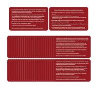 Oiqippnbv Conosci i tuoi diritti conosci i tuoi diritti carta inglese diritti costituzionali 50PCS