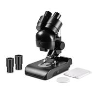 Oiqippnbv ES1057 Kit Microscopio Binoculare con Ingrandimento 30x, Microscopio Biologico per Esperimenti Scientifici di Anatomia