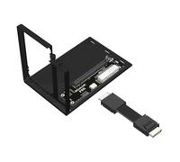 Oiqippnbv F9G-F9934-BK7 Interfaccia OCuLink Scheda Grafica Esterna Espansione Dock a ATX Tipo PCIe4.0 64Gbps 50CM