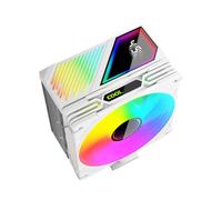 Oiqippnbv GT600 Display Digitale CPU Air Cooler ARGB PWM Ventola di Raffreddamento CPU Radiatore Case Fan Air Cooler High Air Flow Radiator forEfficient CPU Cooling B