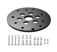 Oiqippnbv Guida Bughhing Router Plate- Dispone di Un'Apertura di Montaggio Centrale da 1-1/4 "