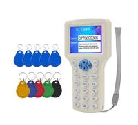 Oiqippnbv Lettore di Schede RFID NFC + Duplicatore di Chiavi RFID +5XUID/CUID. Scrittore di Chiavi IC/ID RFID A 125K 13.56MHz. Programmatore Replicatore RFID.