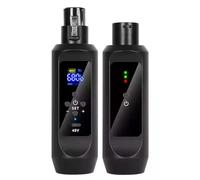 Oiqippnbv Microfono Trasmettitore Ricevitore da 48 V, Microfono Dinamico A Condensatore per Strumenti Cablato, Convertitore Universale Wireless