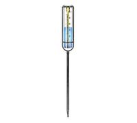 Oiqippnbv Pluviometro, pluviometro in vetro da 15,2 cm, per cortile con paletto, con paletto, 4,7 x 43,9 cm