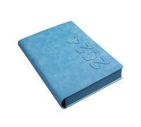 Oiqippnbv Programma 2024 Questa autodisciplina Punch Time Management Piano giornaliero Questo Blocco note calendario manuale di efficienza Blu Alta Guality