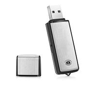 Oiqippnbv Registratore vocale USB 32G USB Flash Drive ricaricabile Digital Voice Audio Recorder per PC Registrazione Intervista