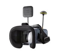 Oiqippnbv Ricevitore 5.8G 40CH Occhiali FPV da 4,3 Pollici con DVR, Banda da Gara con Ricerca Automatica per Drone FPV, Aeroplano RC Quadcopter