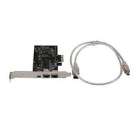 Oiqippnbv Scheda Firewire 1394,Scheda di espansione Firewire PCIe 3 porte 1394A, PCI Express a controller adattatore IEEE 1394 esterno