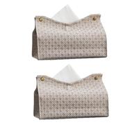 Oiqippnbv Soggiorno per uso domestico Tavolo Teapoy Scatola di tessuto in pelle PU Scatola di carta semplice Nordic Simple Honey Brown Facile da installare Facile da usare