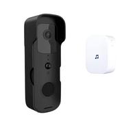 Oiqippnbv Tuya Smart WIFI Video Doorbell con Telecamera HD Night Vision 1080P, Spioncino Impermeabile per Sicurezza Domestica - Spina EU