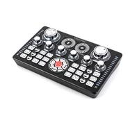 Oiqippnbv Udio Mixer USB Scheda audio esterna della cuffia Live Broadcast Scheda audio per il telefono cellulare Computer 48V Audio Mixer