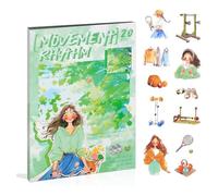 Oiqippnbv Women Journal Sticker Book People People Adesions For Journal Scrapbooking, Junk Journal Supplies Movement Rhythm