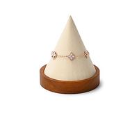 Oirlv Conical Supporto Per Bracciale In Legno Supporto Per Orologio Casa Quotidiana Photo Props