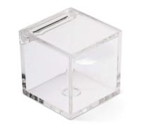 OISE ART STORE Trade Shop - 12 Scatoline Scatole Cubo Plexiglass 5x5 Trasparente Porta Confetti Bomboniera