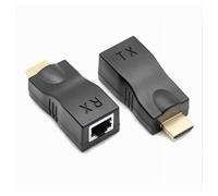 OISE ART STORE Trade Shop - Adattatori Hdmi A Rj45 Extender Rete LAN Ethernet Cat5e Cat6 1080p 30mt Ext-hdl02 -