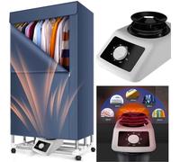 OISE ART STORE Trade Shop - Asciugabianchera Elettrico Armadio Asciugatrice Stendino Biancheria Aria 1100w