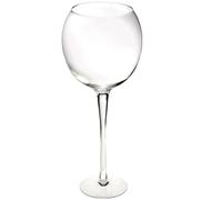 OISE ART STORE Trade Shop - Calice Ampolla Ballon Boccia Vetro 24cm H 50cm Confetti Vaso Porta Fiori Candela