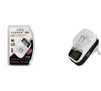 OISE ART STORE Trade Shop - Caricabatteria Universale Caricatore LCD USB per Cellulare Fotocamera Maxtech Cal-on001