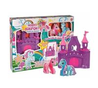 OISE ART STORE Trade Shop - Castello dei Magici Mini Pony 2 Minipony Inclusi nella Confezione Castle Magic