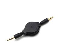 OISE ART STORE Trade Shop - Cavo Audio con Jack Aux 3,5 Mm Retrattile Retraibile Avvolgibile Maschio Maschio