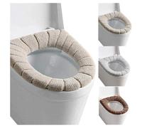 OISE ART STORE Trade Shop - Copriwater Universale in Tessuto Fiori Antibatterico Tavoletta Bagno Copri Water