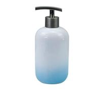 OISE ART STORE Trade Shop - Dispenser Portasapone Liquido Bianco Azzurro Accessori Bagno Moderno Arredo 59910 -