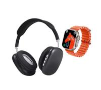 OISE ART STORE Trade Shop - Kit Smartwatch con Cuffie Grandi per Esperienza Completa Impermeabile Ip67 Bt5.3 -