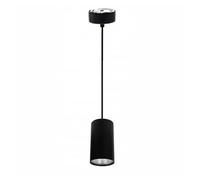 LAMPADARIO FARETTO CILINDRO PENDENTE A SOSPENSIONE ATTACCO GU10 NERO 15 CM 99937