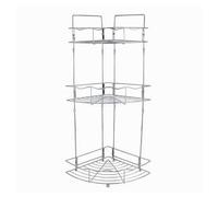 OISE ART STORE Trade Shop - Mensola Angolare Doccia A 3 Ripiani Portaoggetti in Metallo Scaffale Bagno 59260 -