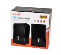 OISE ART STORE Trade Shop - Mini Casse Altoparlanti Stereo USB 2.0 per Pc Notebook Dvd TV Mp3 Tablet A2035 -