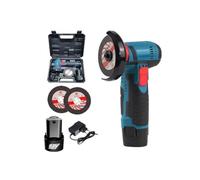 OISE ART STORE Trade Shop - Mini Flex Smerigliatrice A Batteria Litio 12v 1.5ah Disco 76mm Portatile Pratico