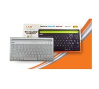 OISE ART STORE Trade Shop - Mini Tastiera Bluetooth Doppio Canale con Base per Tablet Smartphone iPad Bk933 -