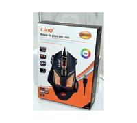 OISE ART STORE Trade Shop - Mouse Gaming da Gioco con Filo USB 2.0 Dpi Regolabile 4000 Dpi Luci RGB Gm8007 -
